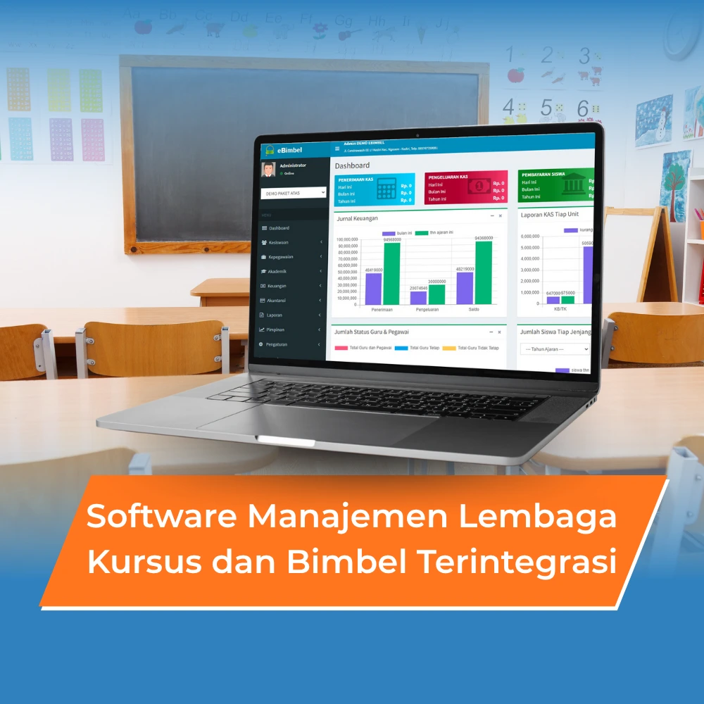 Software Manajemen Lembaga Kursus dan Bimbel Terintegrasi